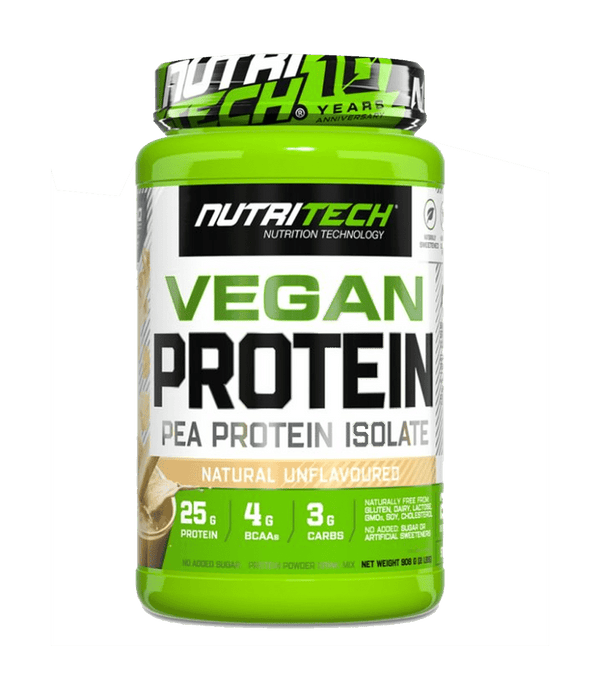 Nutritech 100% Vegan Protein Naturally Unflavoured - 908g - Pink Dahlia