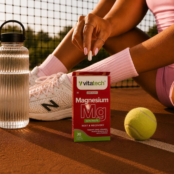 Vitatech Magnesium Glycinate 30 Capsules - Pink Dahlia