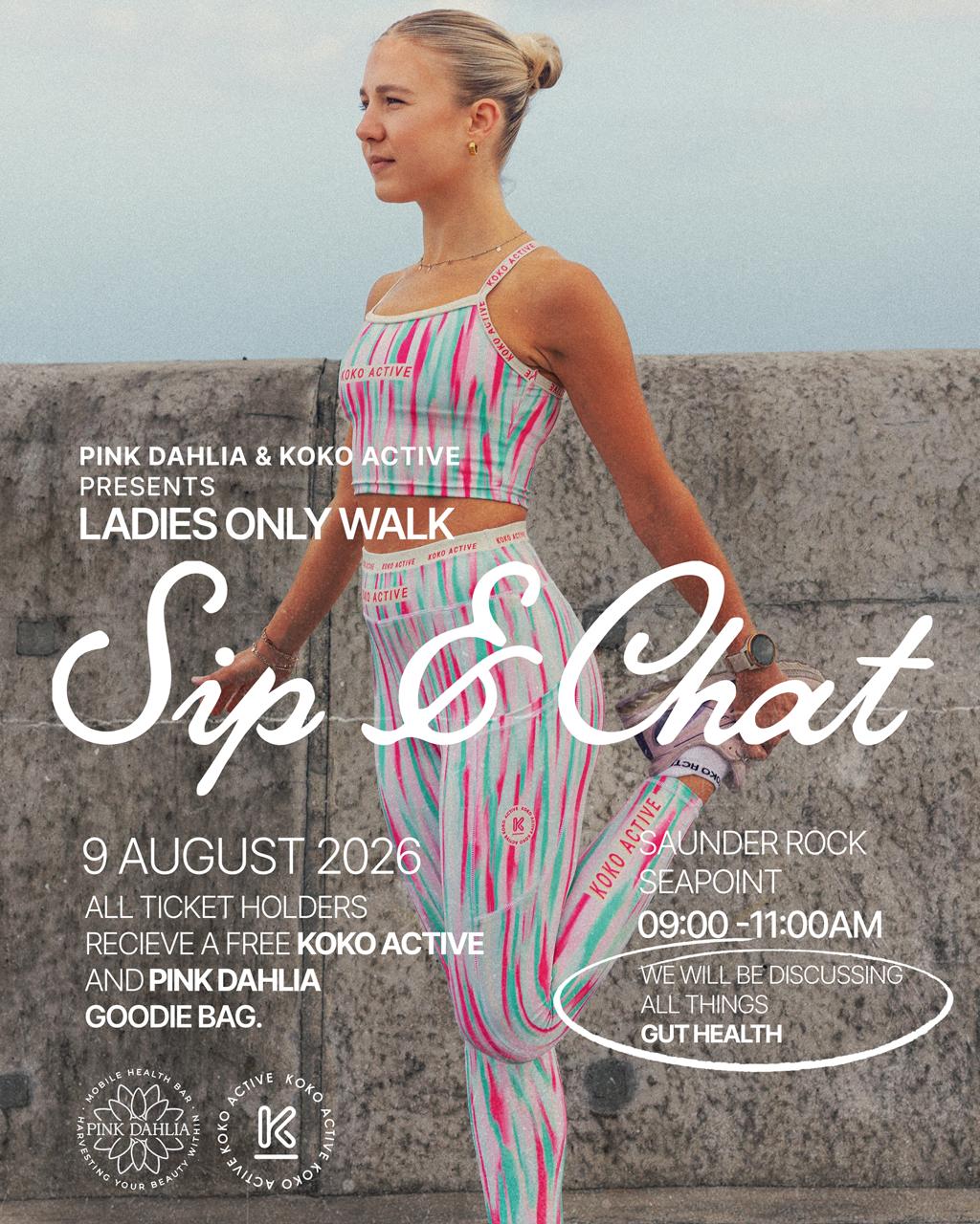 Sip & Chat Gathering (Pink Dahlia X  KOKO Active)