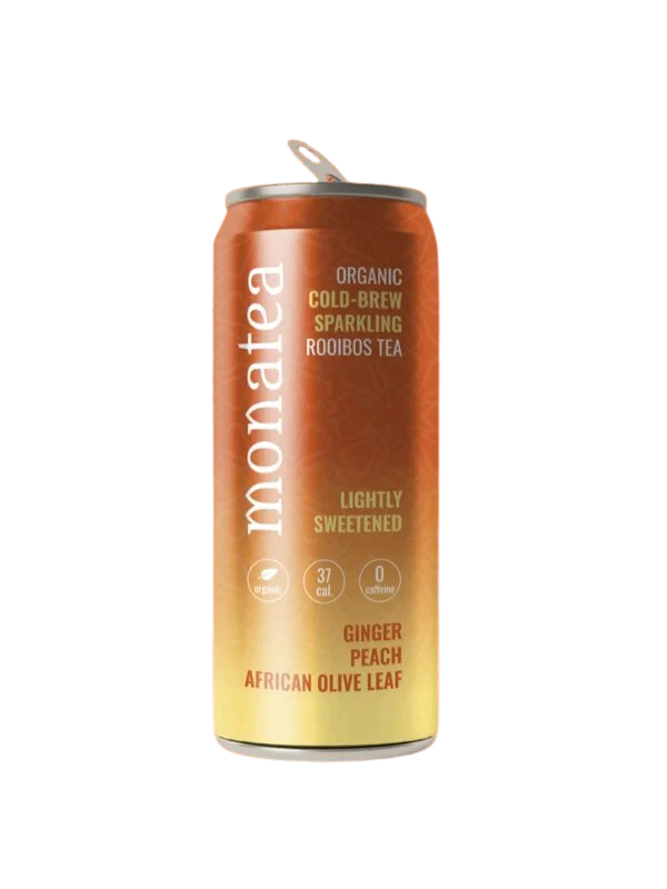 Monatea - Ginger Peach & African Olive Leaf (Lightly Sweetened)