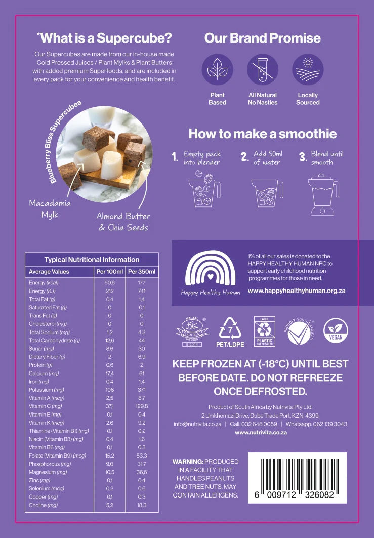 Blue Berry Bliss Smoothie (6 x 345g)