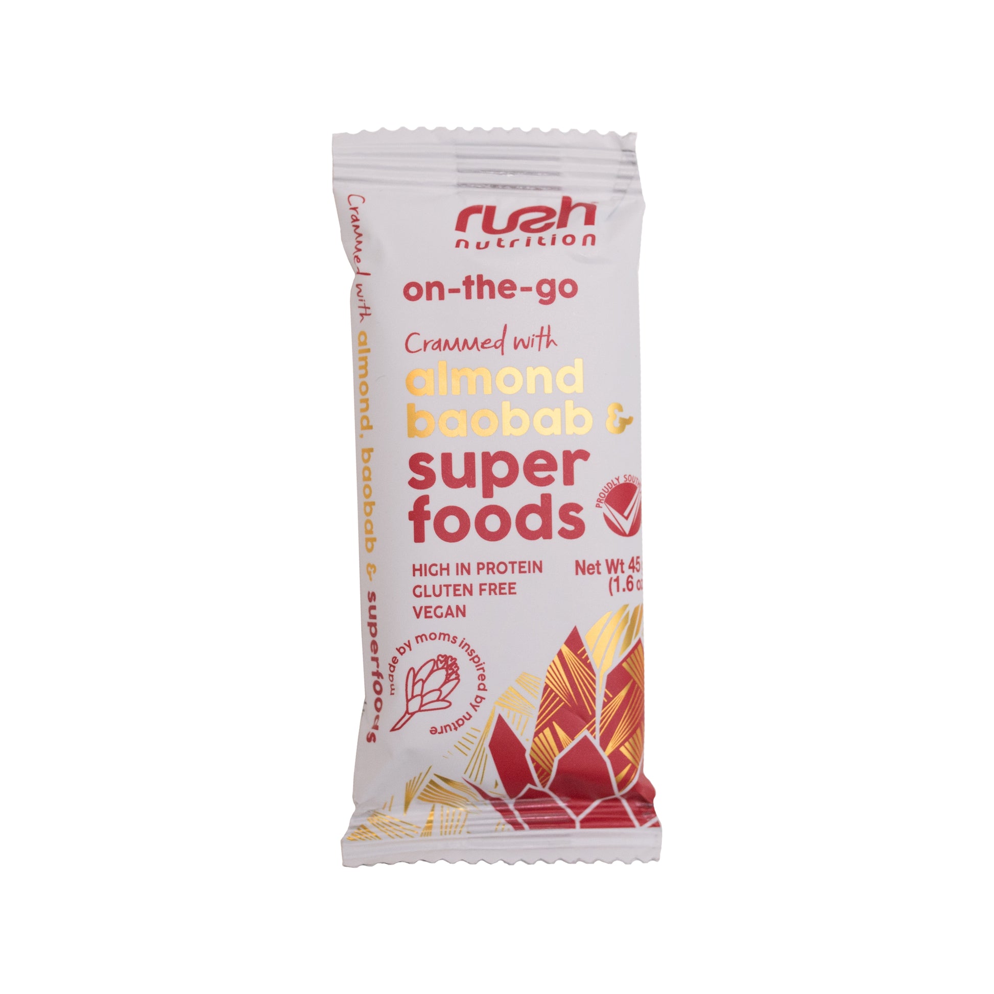 Rush Nutrition On-The-Go Bar Almond