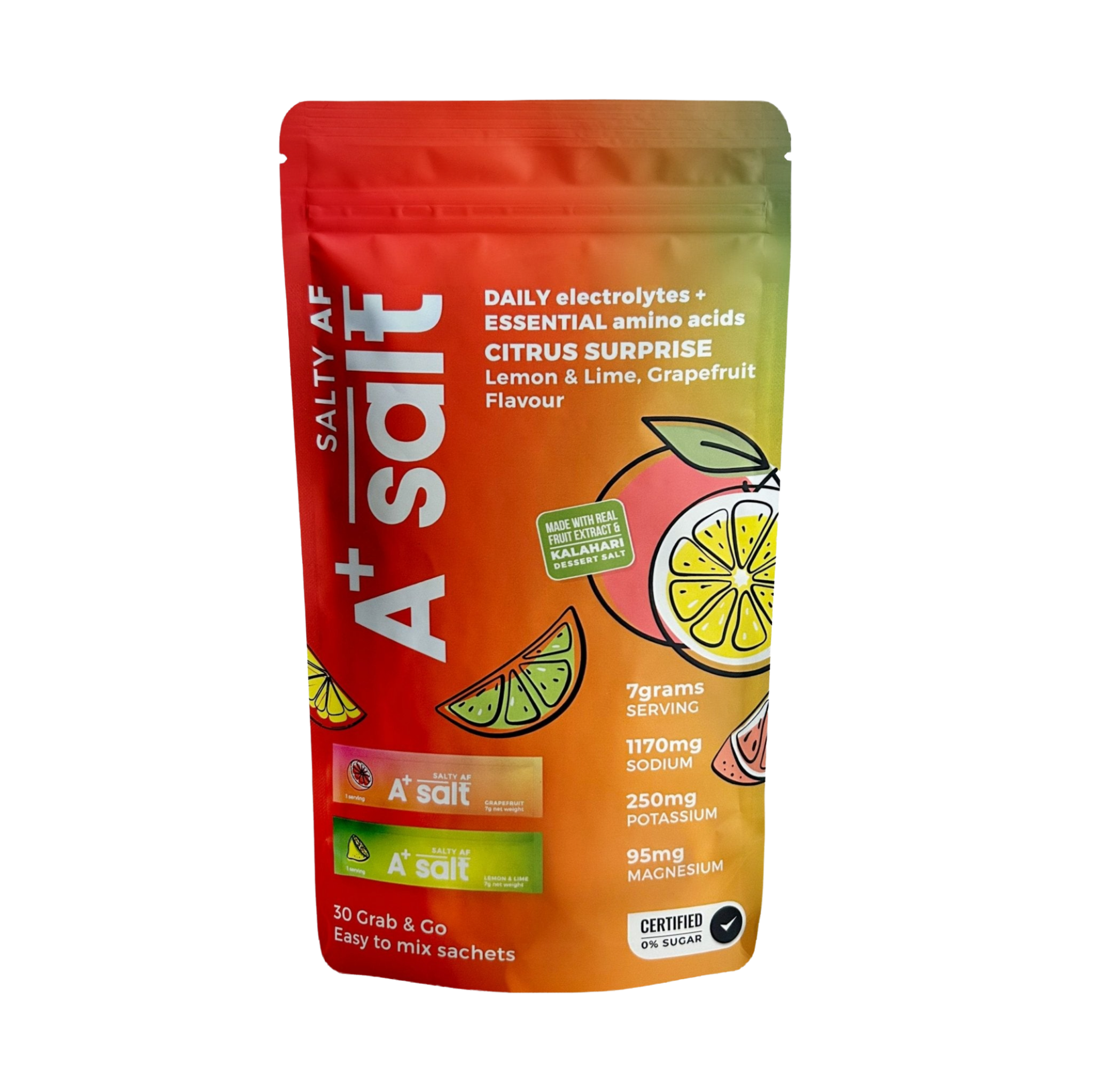 A+Salt Citrus Bliss Electrolytes - Pink Dahlia