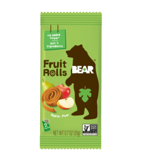 Bear Fruit Rolls - Apple 20g packet - Pink Dahlia