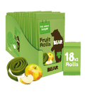 Bear Fruit Rolls - Apple (Pack of 18 x 20g packets) - Pink Dahlia