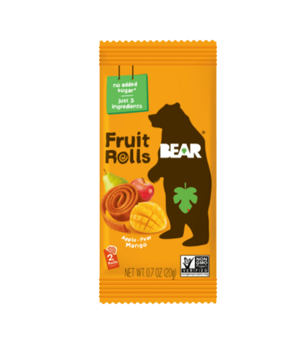 Bear Fruit Rolls - Mango 20g - Pink Dahlia
