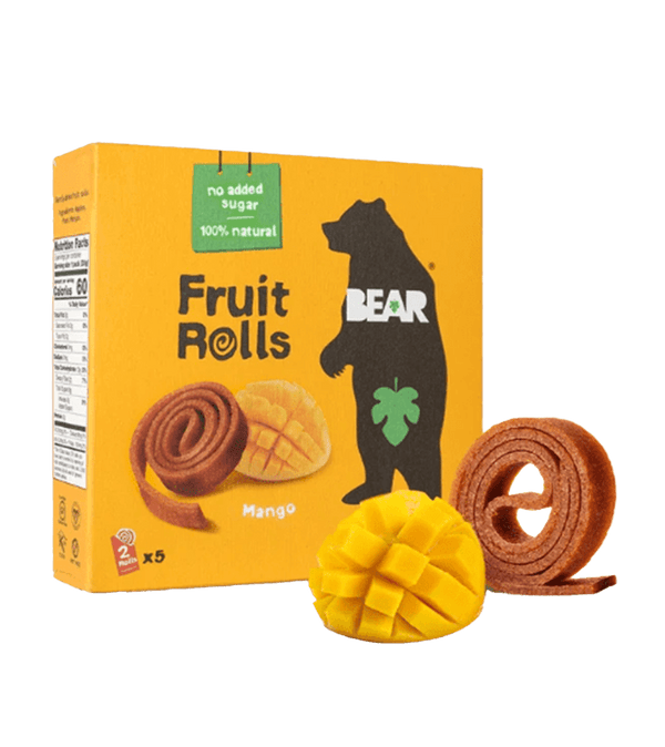 Bear Fruit Rolls - Mango (box of 18 x 20g packets) - Pink Dahlia