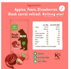 Bear Fruit Rolls - Strawberry (pack of 18) - Pink Dahlia