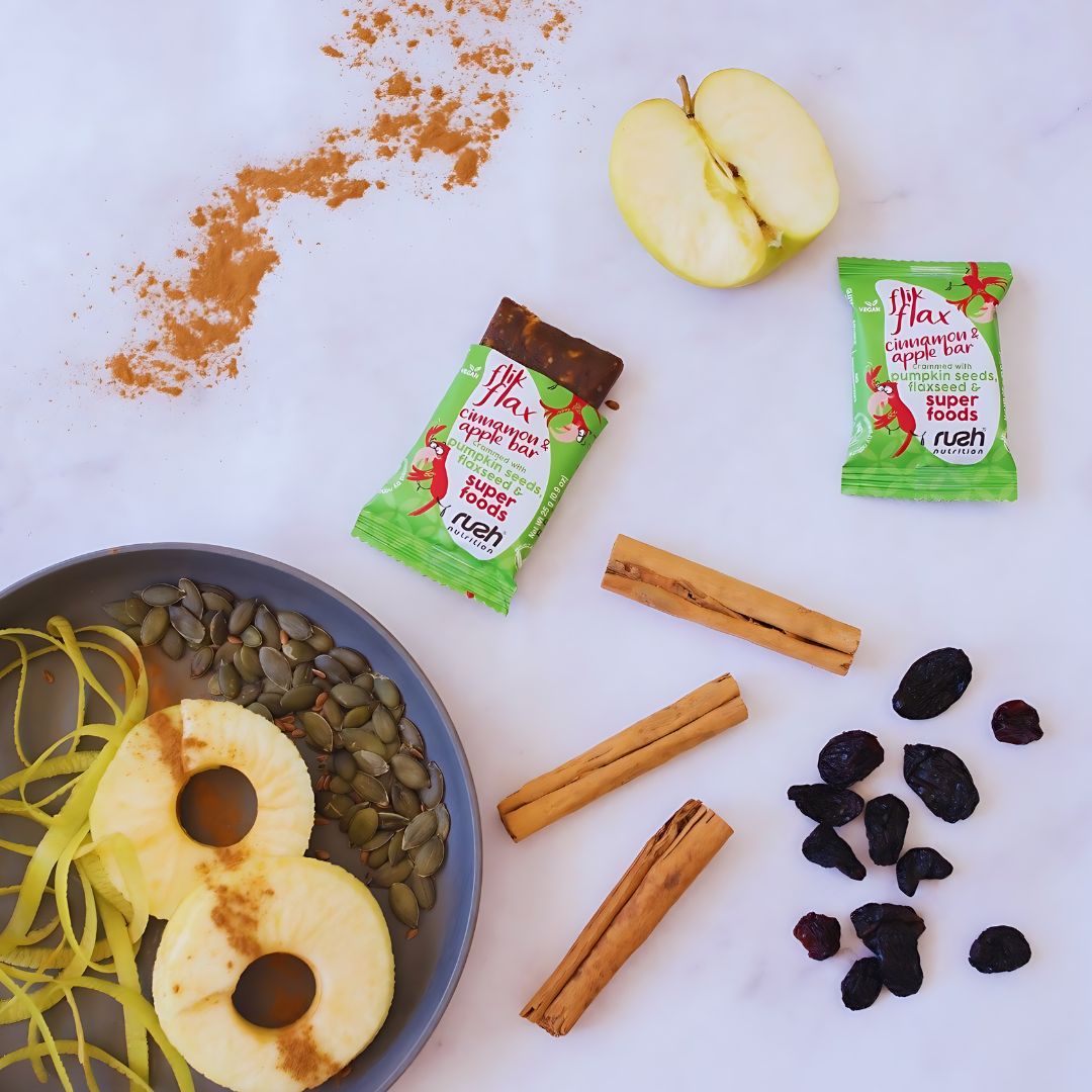 Flik Flax Cinnamon and Apple - Pink Dahlia