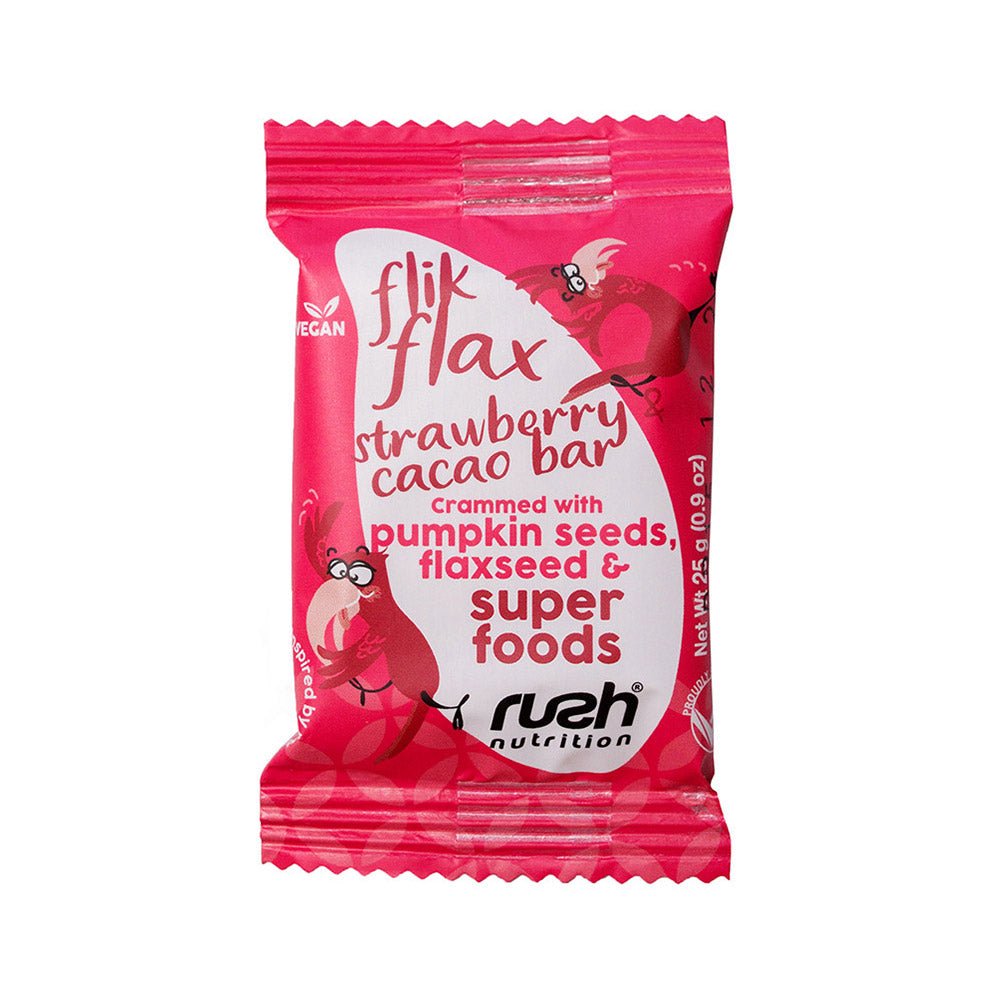 Flix Flax Strawberry and Cocoa Bar - Pink Dahlia