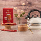 Instant Red Cappuccino - 10 Sachets - Pink Dahlia