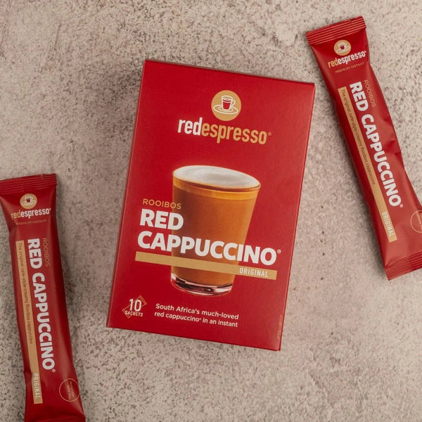 Instant Red Cappuccino - 10 Sachets - Pink Dahlia