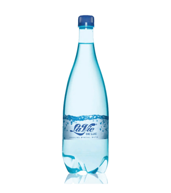 La Vie De Luc - 500ml Sparkling Bottled Water Teardrop Range - Pink Dahlia