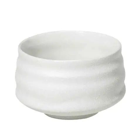 Matcha Ceramic Bowl (White) - Pink Dahlia