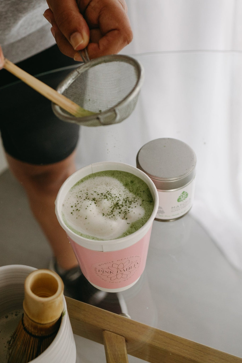 Matcha Ceremony Offer - Pink Dahlia