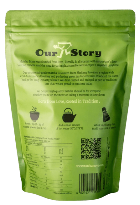 Matcha Move - ceremonial grade matcha (200g) - Pink Dahlia