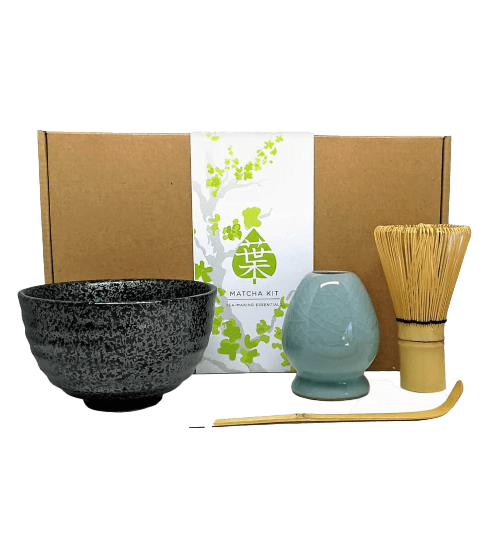 Matcha Tea Essentials Kit - Pink Dahlia
