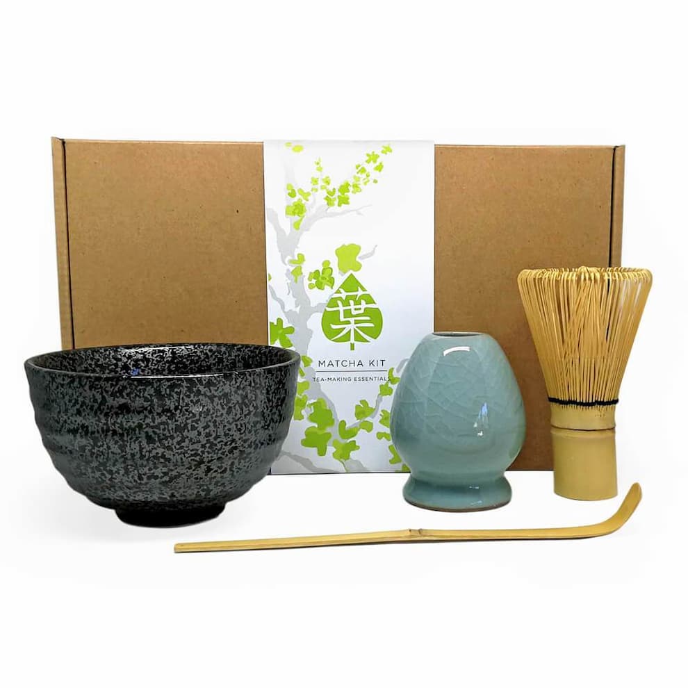 Matcha Tea Essentials Kit - Pink Dahlia