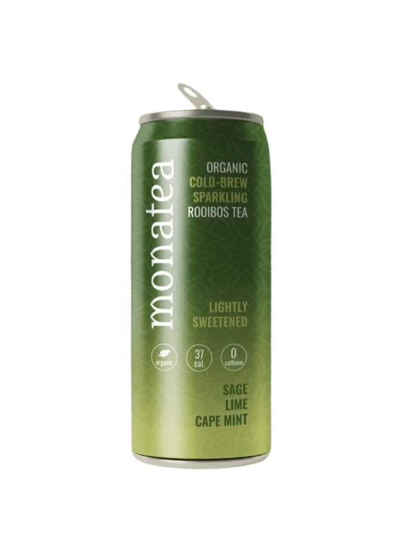 Monatea - Sage, Lime & Cape Mint (Lightly Sweetened) 4 x 300ml (case) - Pink Dahlia