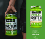 Nutritech 100% Vegan Protein Naturally Unflavoured - 908g - Pink Dahlia