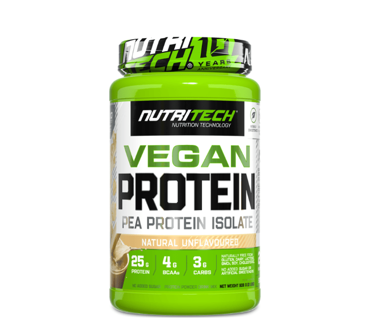 Nutritech 100% Vegan Protein Naturally Unflavoured - 908g - Pink Dahlia