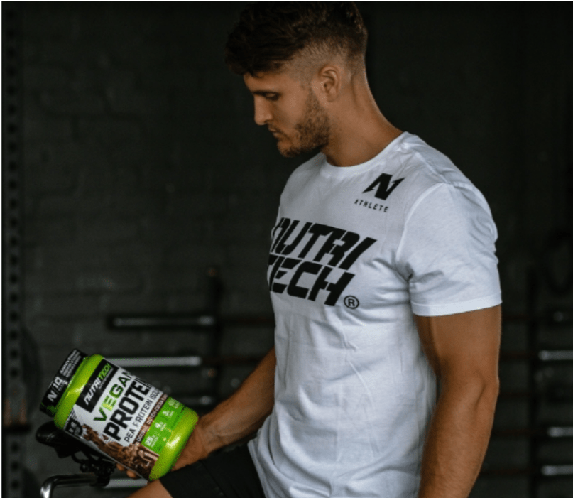 Nutritech 100% Vegan Protein Naturally Unflavoured - 908g - Pink Dahlia