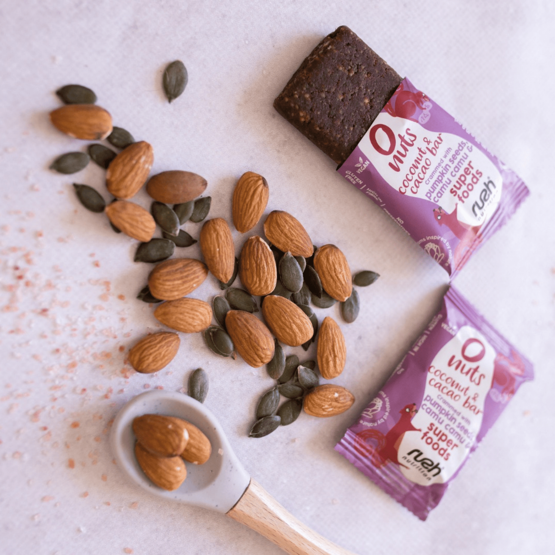 O Nuts Cocoa & Coconut Bar - Pink Dahlia