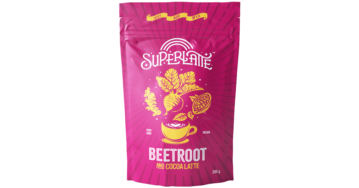 Super Latte - Beetroot and Cocoa 200g - Pink Dahlia
