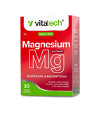 Vitatech Magnesium Glycinate 30 Capsules - Pink Dahlia